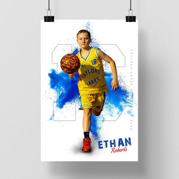 Action-Sports-Posters-1-Splash-Basketball-Poster