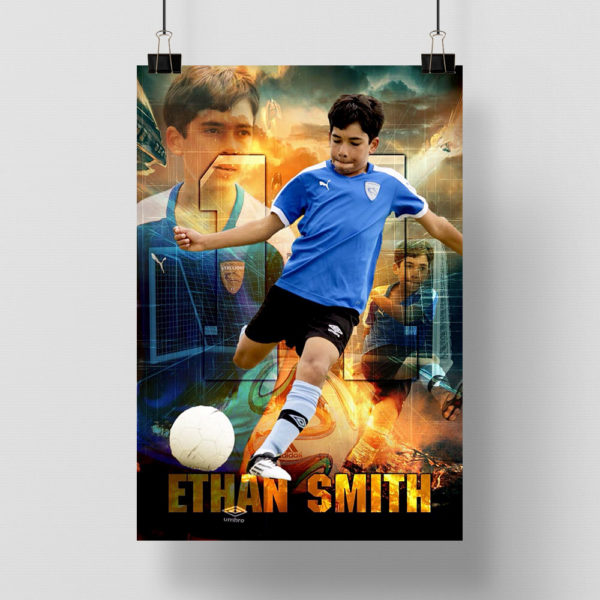 Action-Sports-Posters-3-Fireball-Soccer-Poster