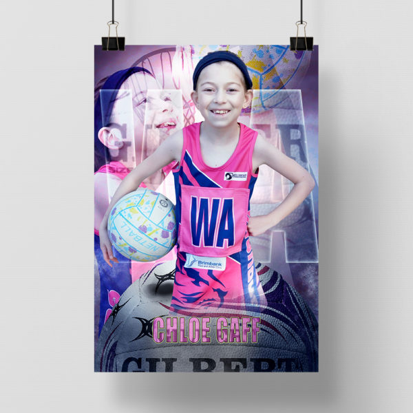 Action-Sports-Posters-2-Ball-Netball-Poster