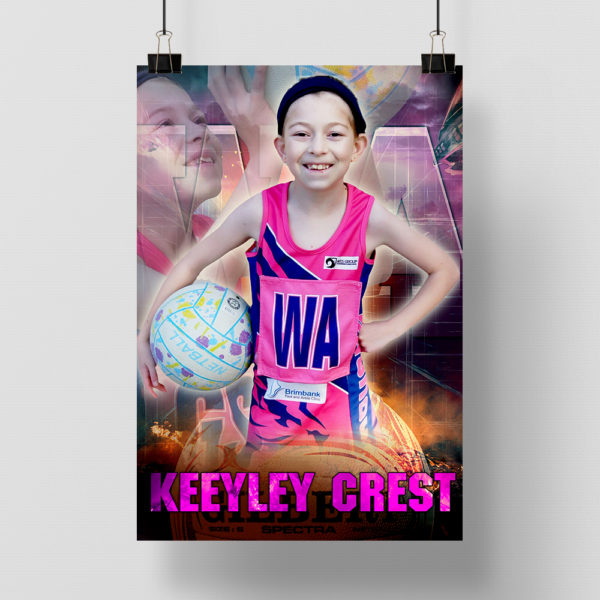 Action-Sports-Posters-2-Fireball-Netball-Poster